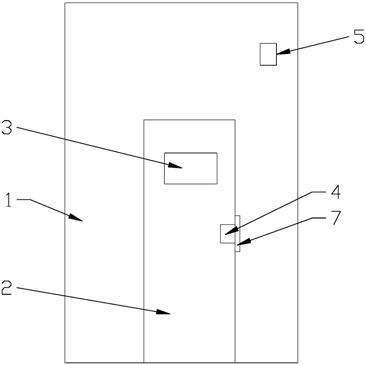 Transformer power-on self-locking alarm protective safety case