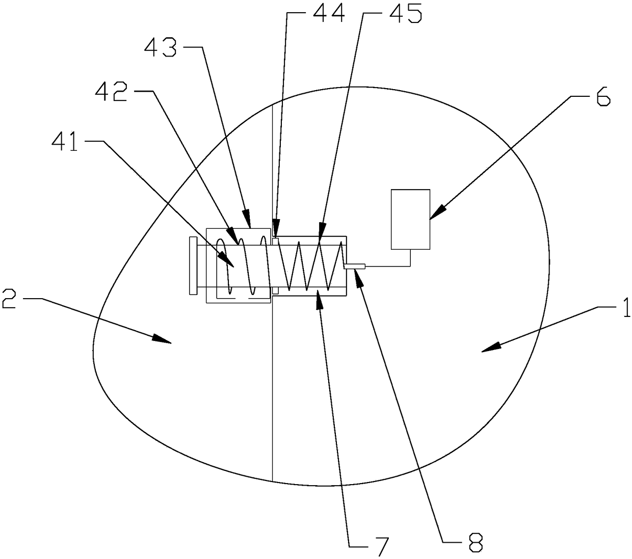 Transformer power-on self-locking alarm protective safety case