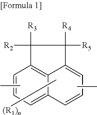 Resin having fluorene structure and material for forming underlayer film for lithography