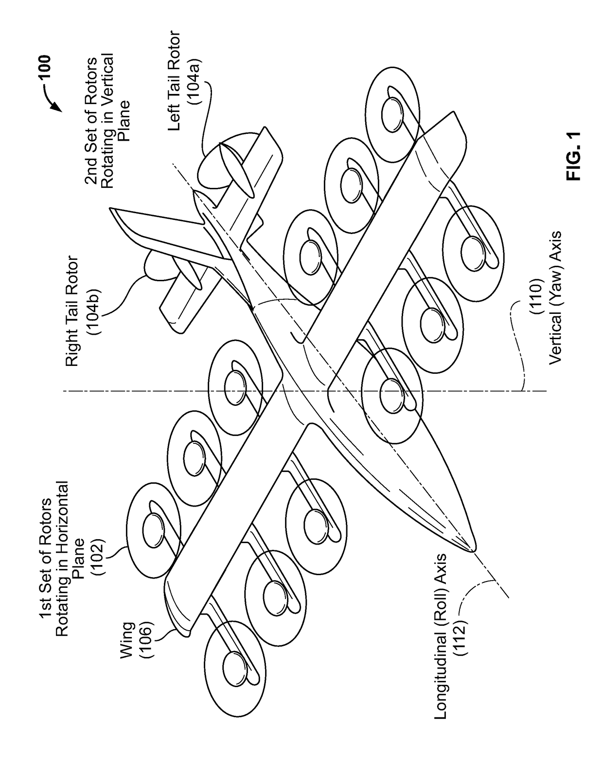 Vertical thrust lever