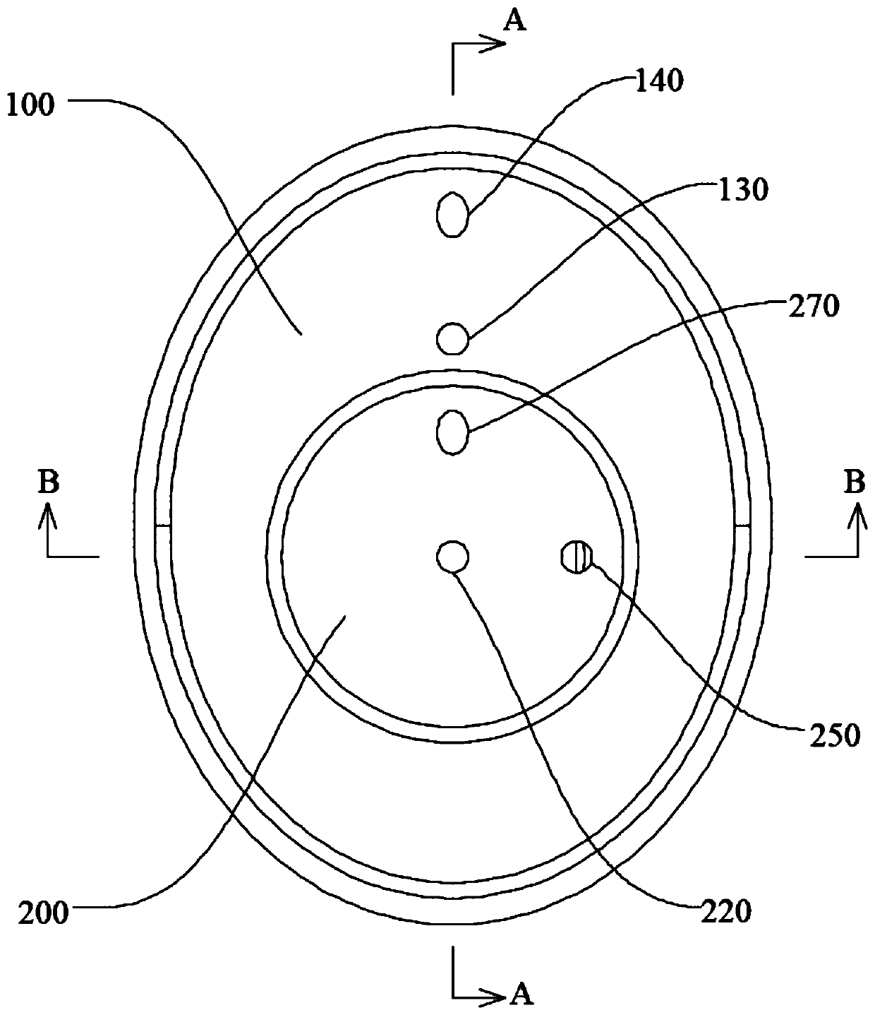 Colostomy occlusion device capable of being opened according to demands