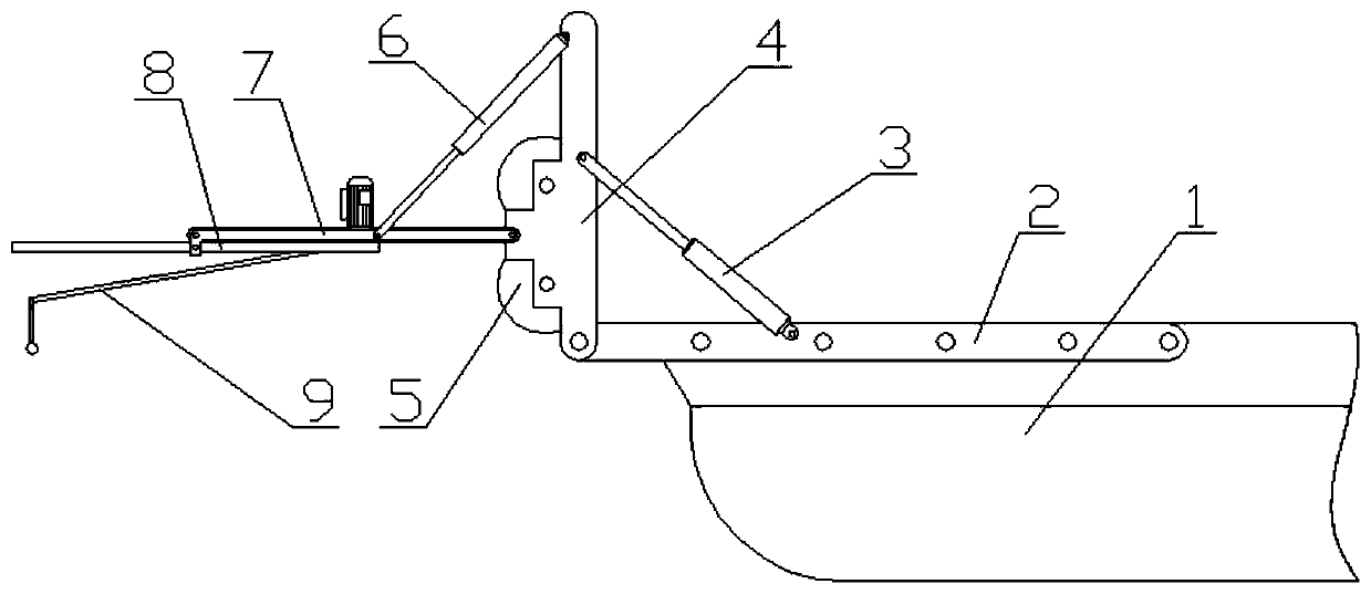 Fishing and trimming device for scenic garden pond