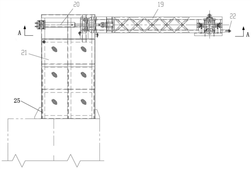 Automatic train unhooking device