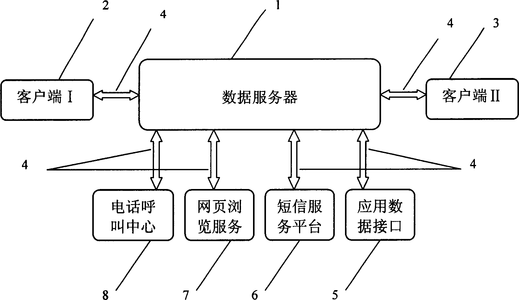 Realty information management network system and its realizing method