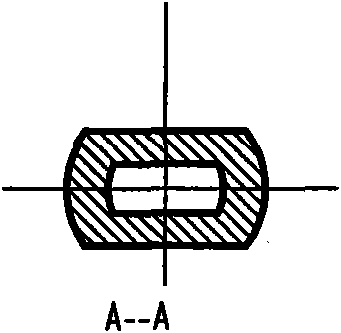 Tundish quick-replaceable sewage outlet used for metal continuous casting plate blank