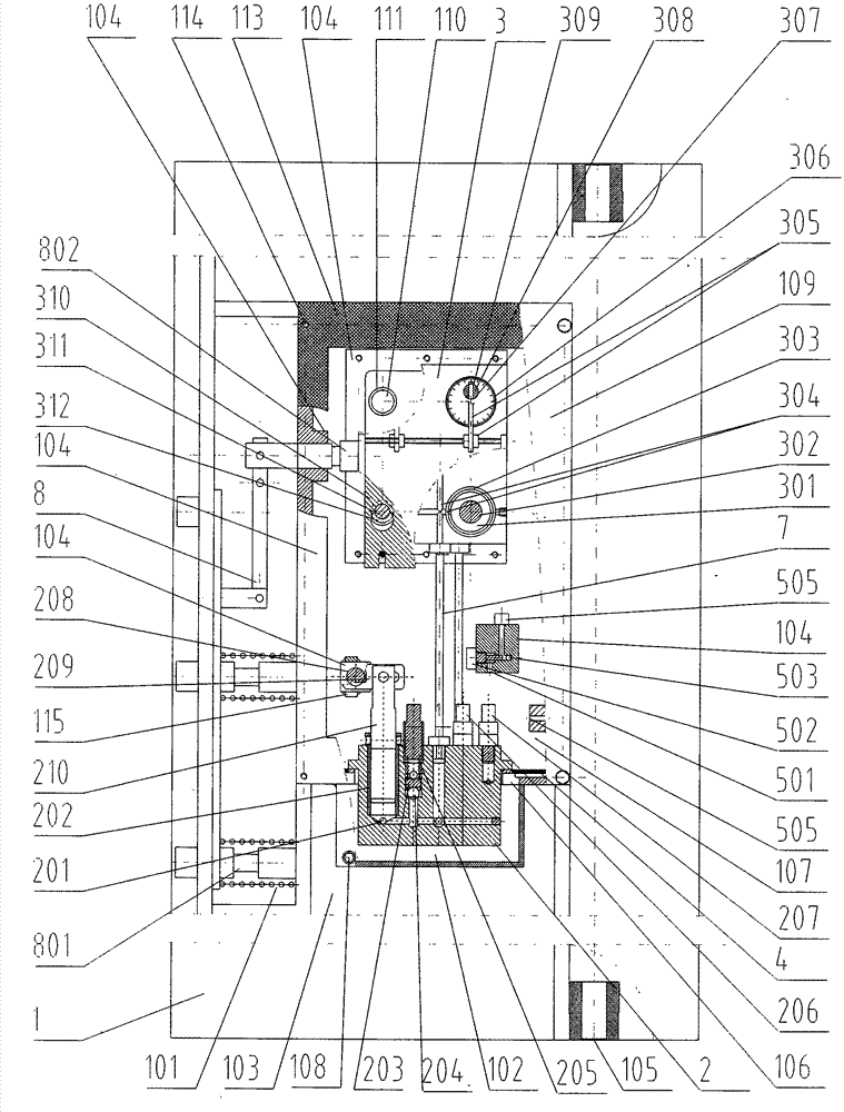 Hydraulic password door