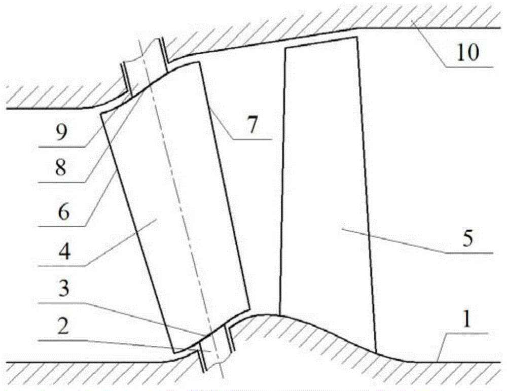 A Large Meridian Expansion Variable Geometry Turbine with Orthogonal Adjustable Vanes