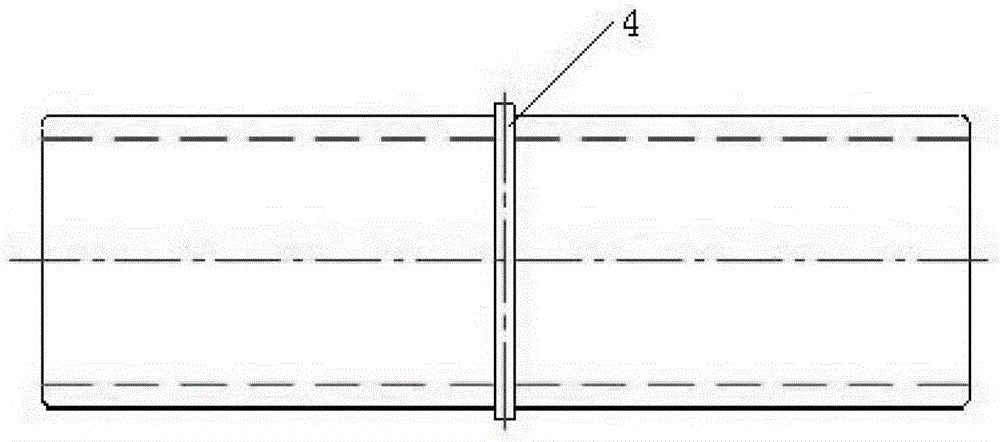 An aluminum tube joint for anti-slip aluminum tube jumper