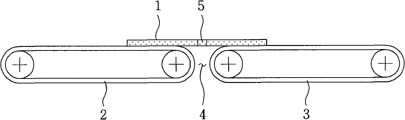 Apparatus for preventing dummy of glass panel from falling down