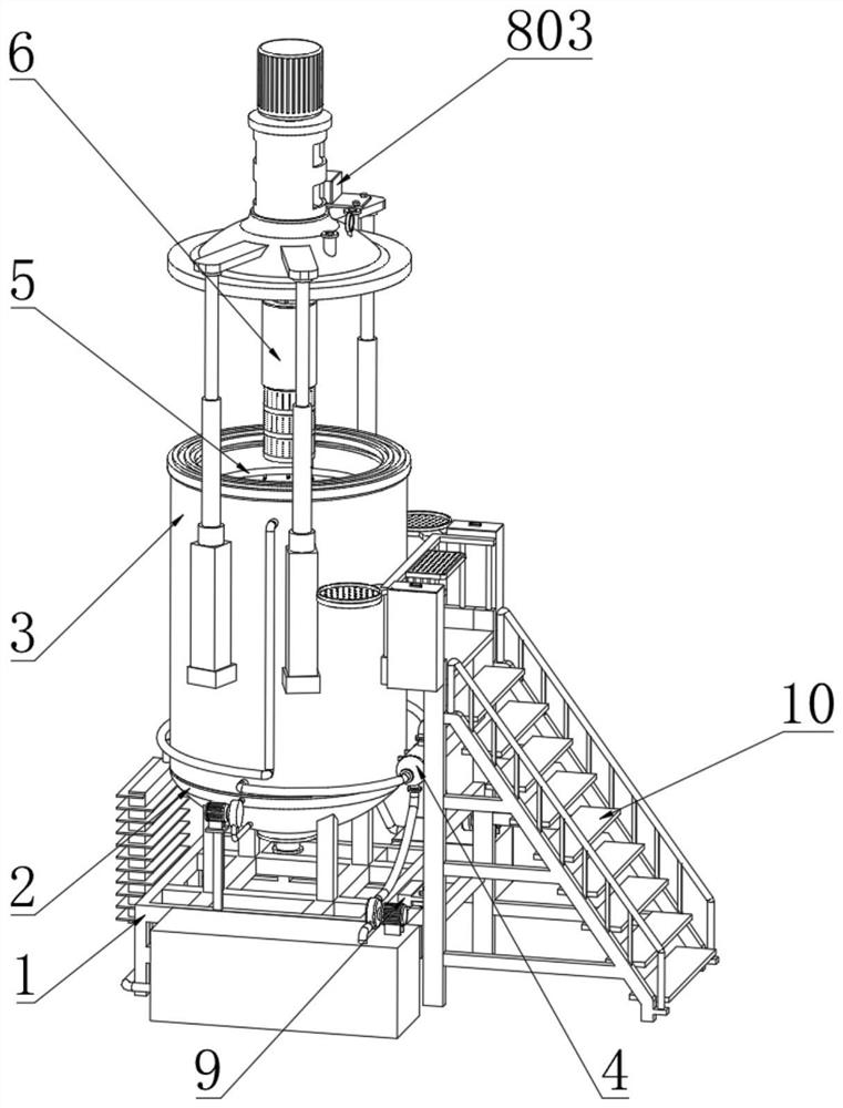 An environmentally friendly chemical production cooling reaction kettle