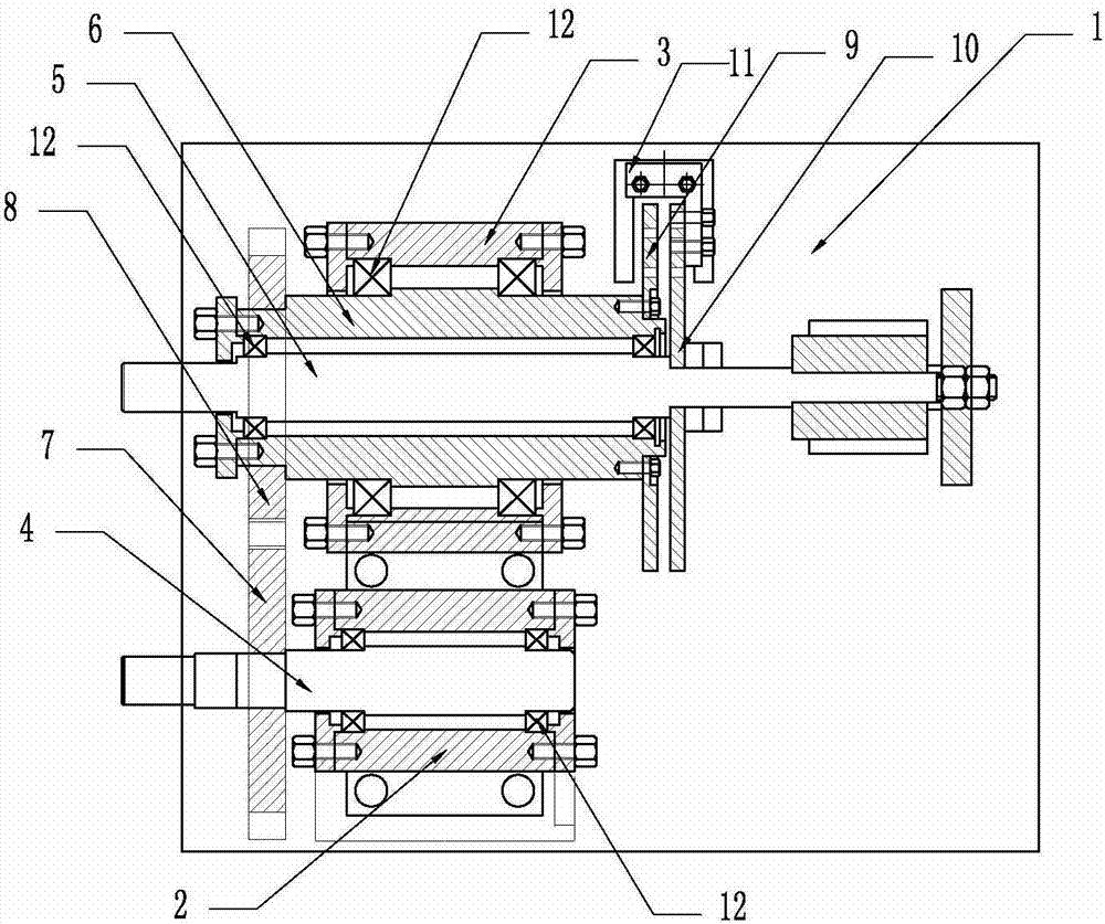 Rotate speed differential device