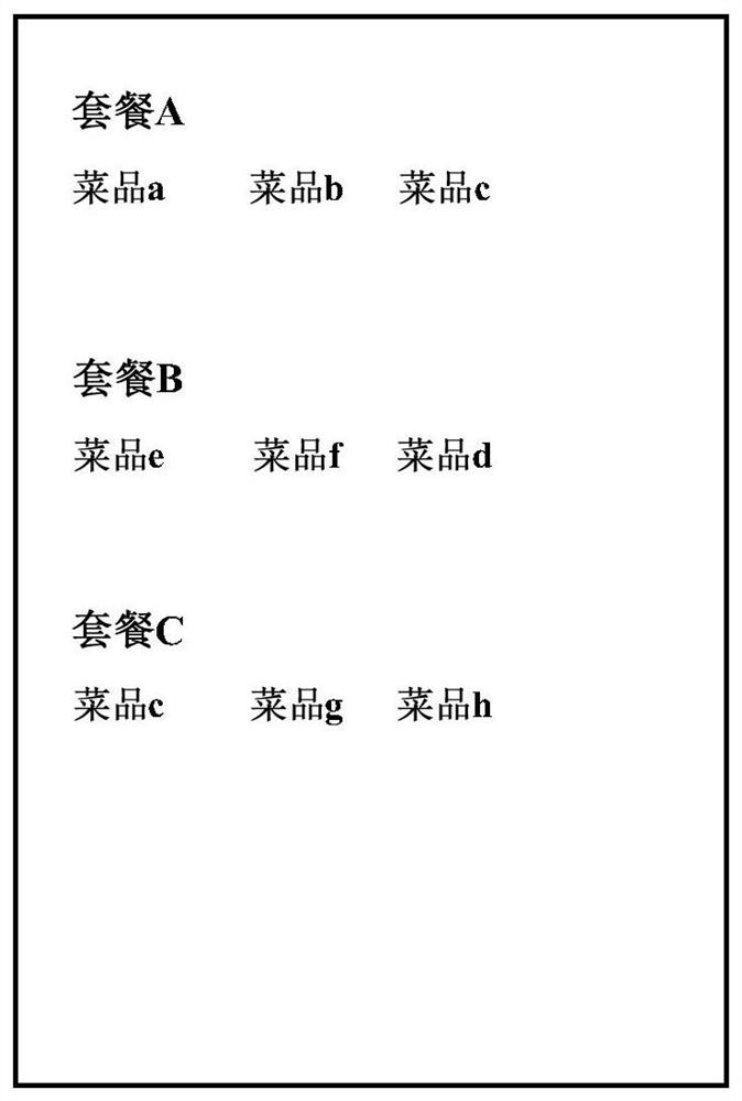 Dining information providing method and system, storage medium and electronic device