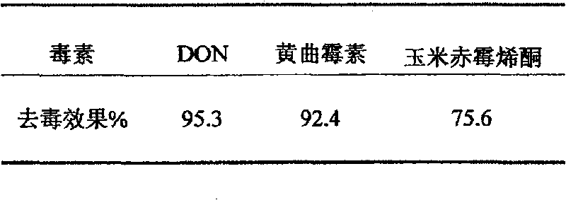 Bacterial strain capable of degrading mold toxin and formulation preparation method thereof