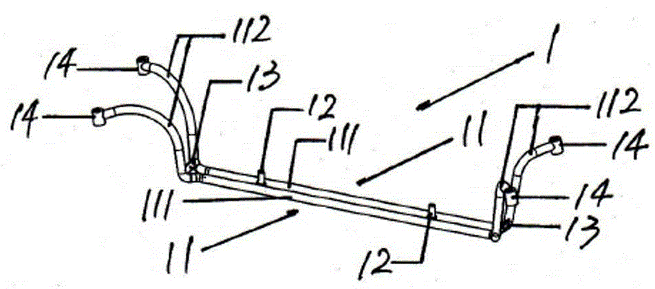 Four-wheel surf skateboard