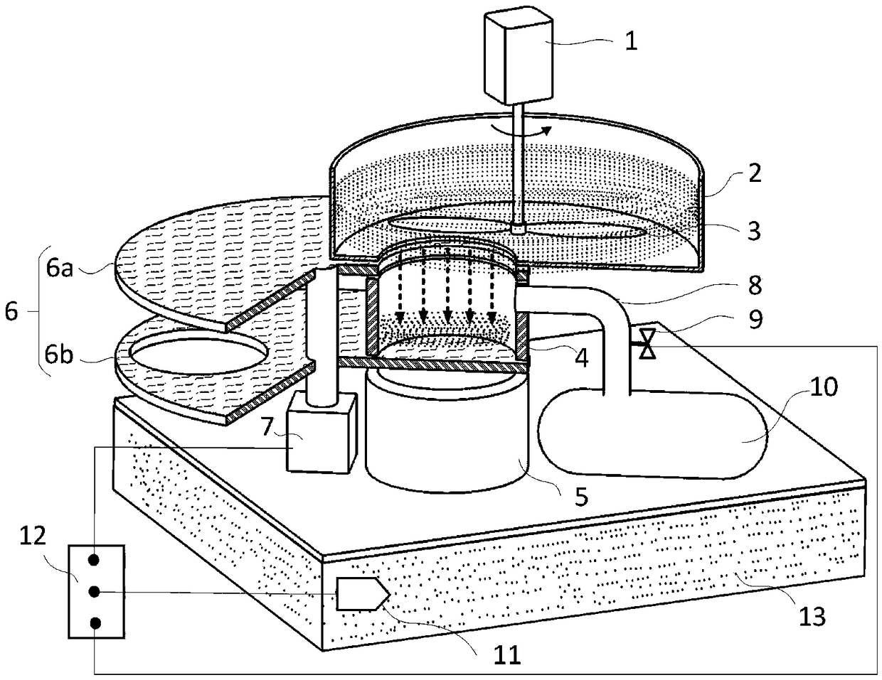 Precise powder supply device for acceleration dust collection testing of air conditioner heat exchanger