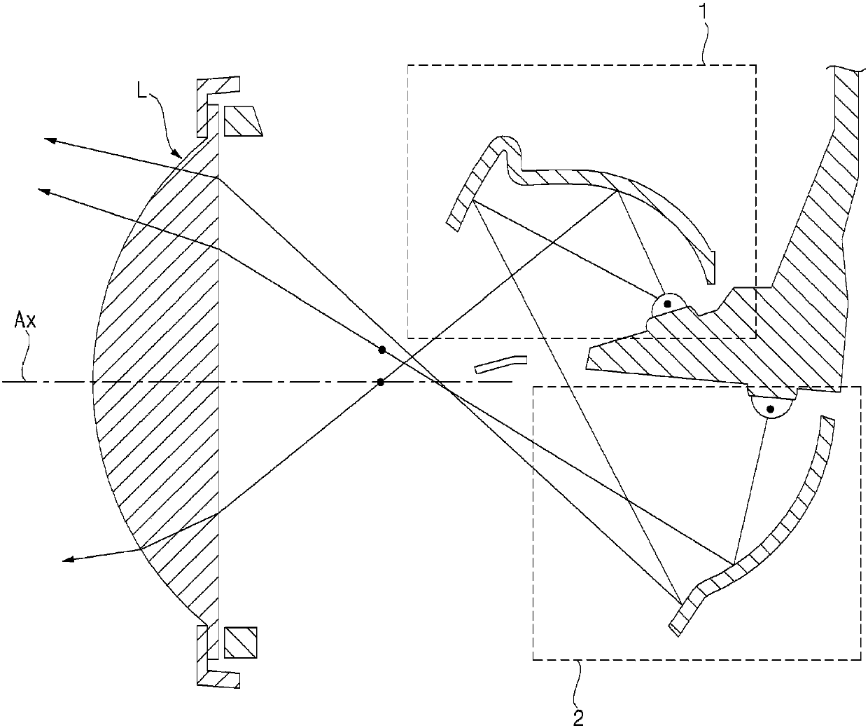 LAMP FOR VEHICLE, and vehicle