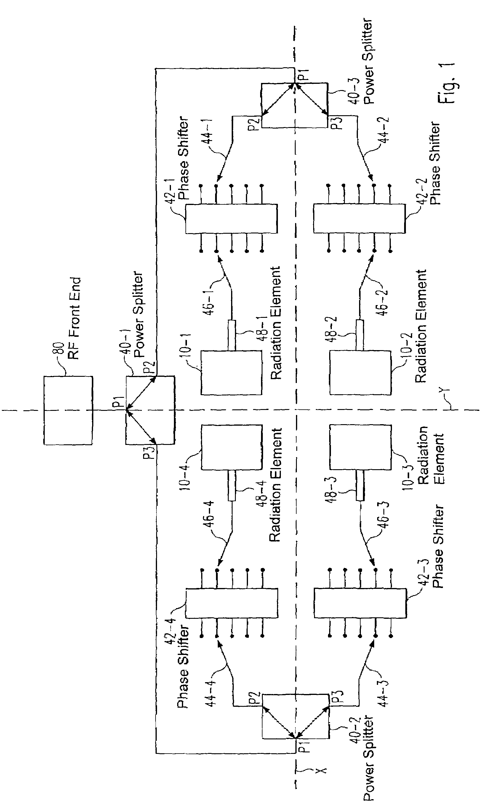 Broadband beam steering antenna