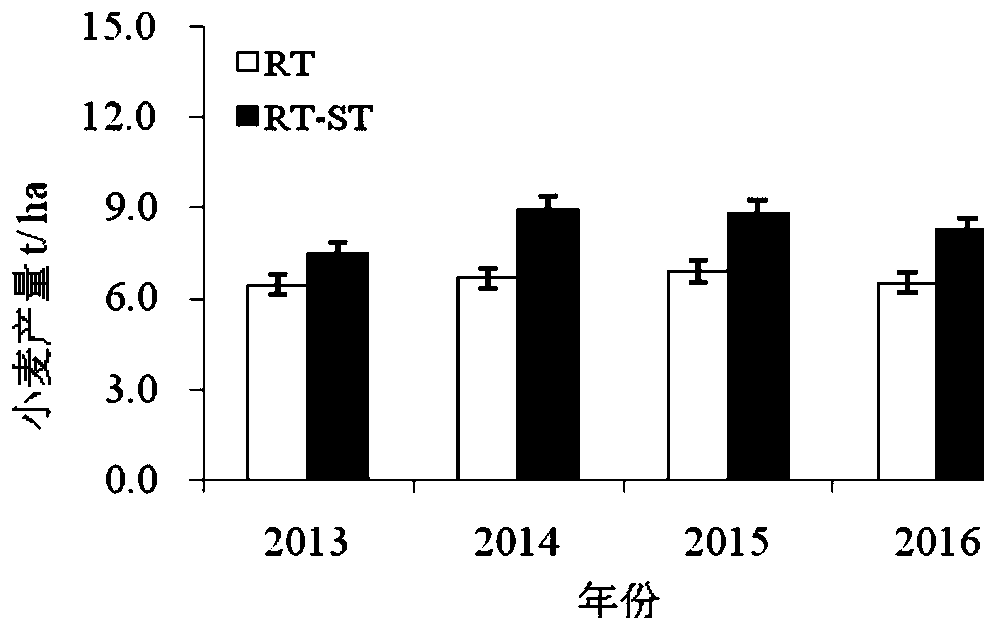 A combined rotation cultivation method for wheat and jade double cropping with high yield and organic carbon content