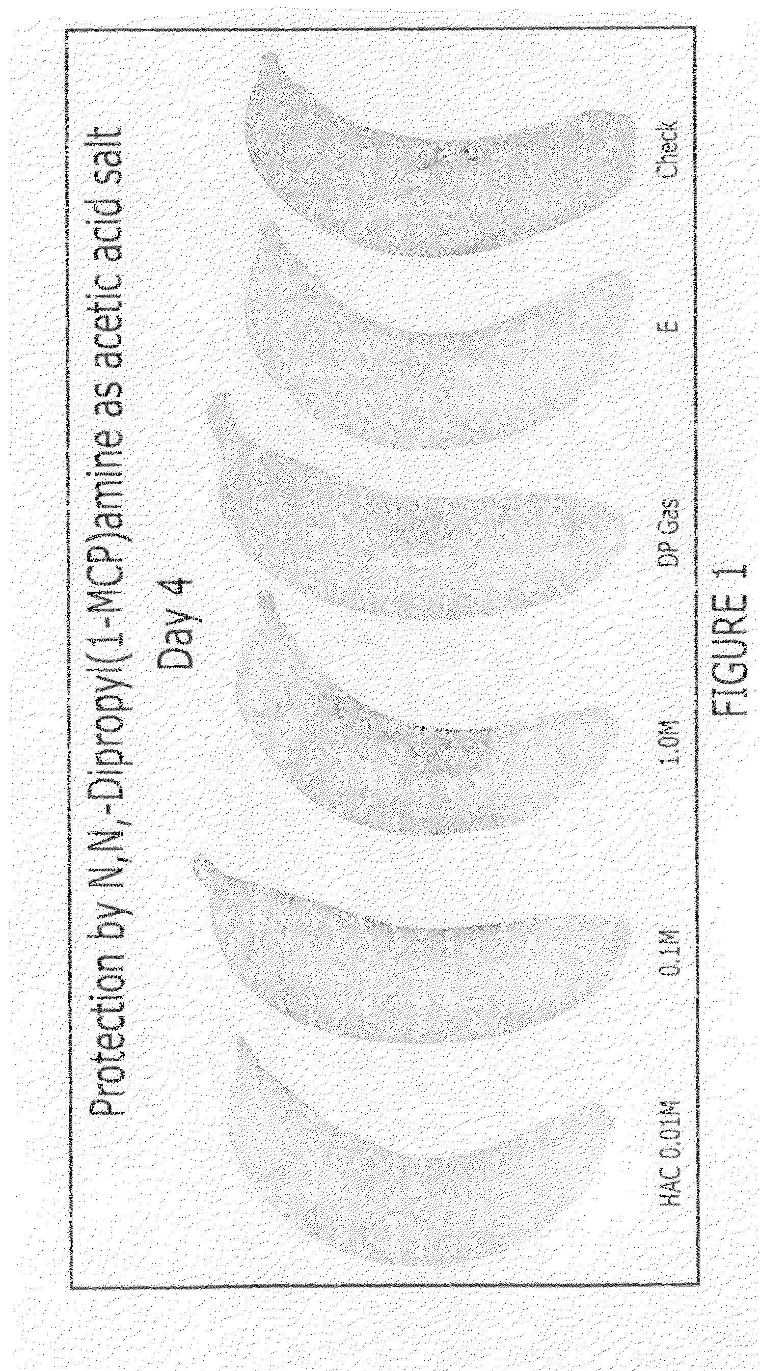 Methods of inhibiting ethylene responses in plants using cyclopropene amine compounds