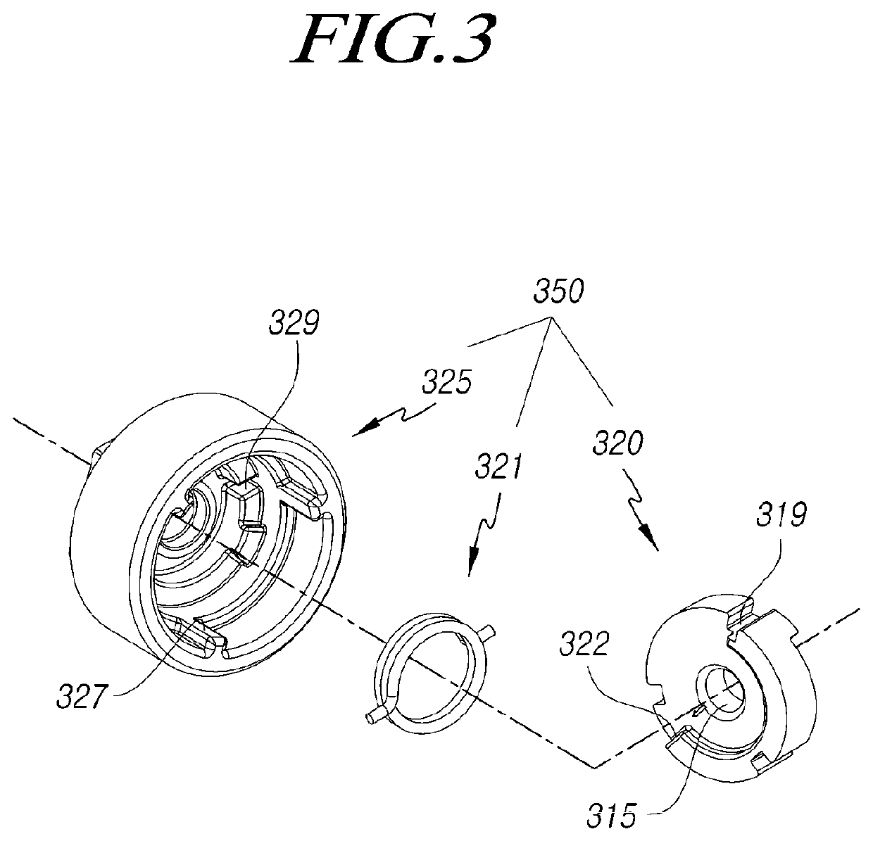 Rack bar supporting device of steering apparatus for vehicle