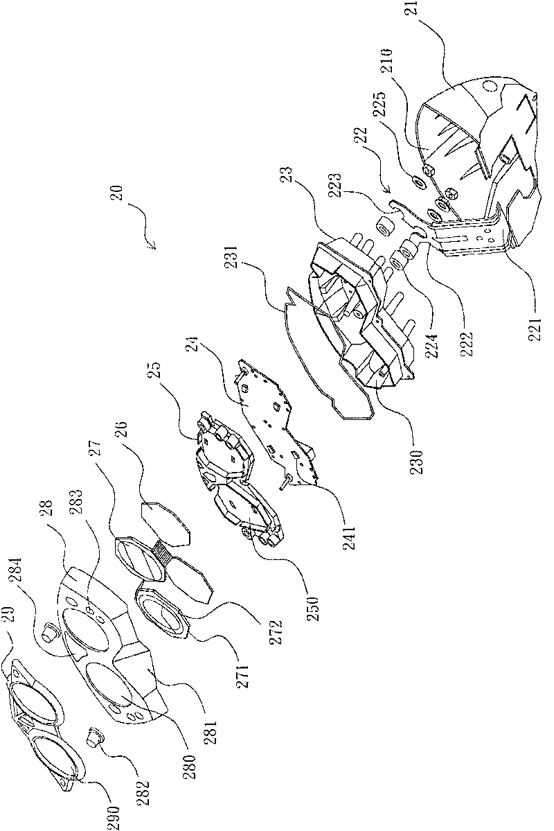 Vehicle instrument combined structure with display panel