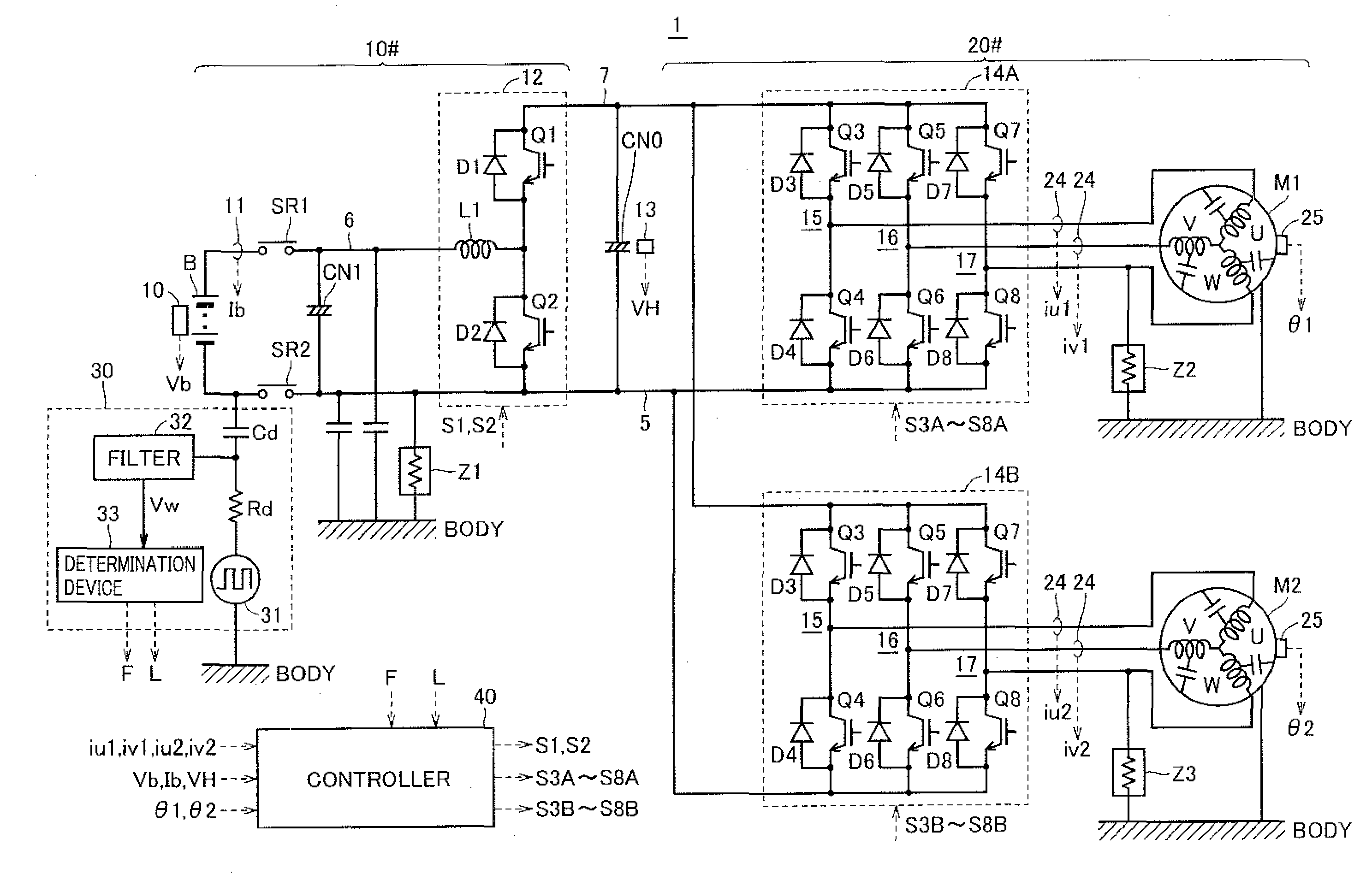 Controller for vehicle