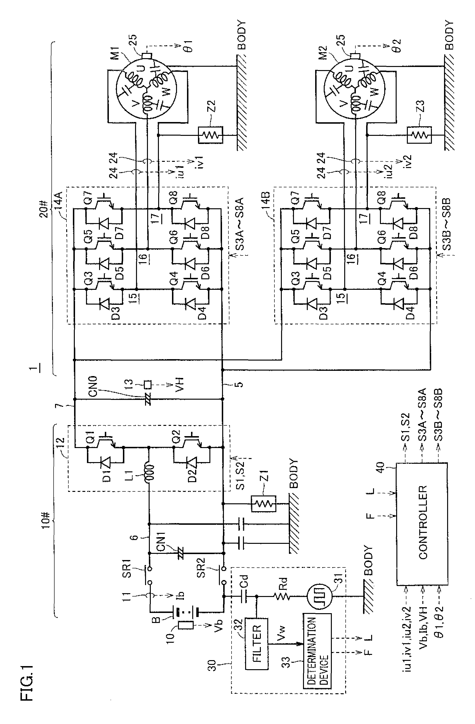 Controller for vehicle