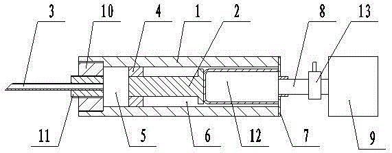 Injection device for animals