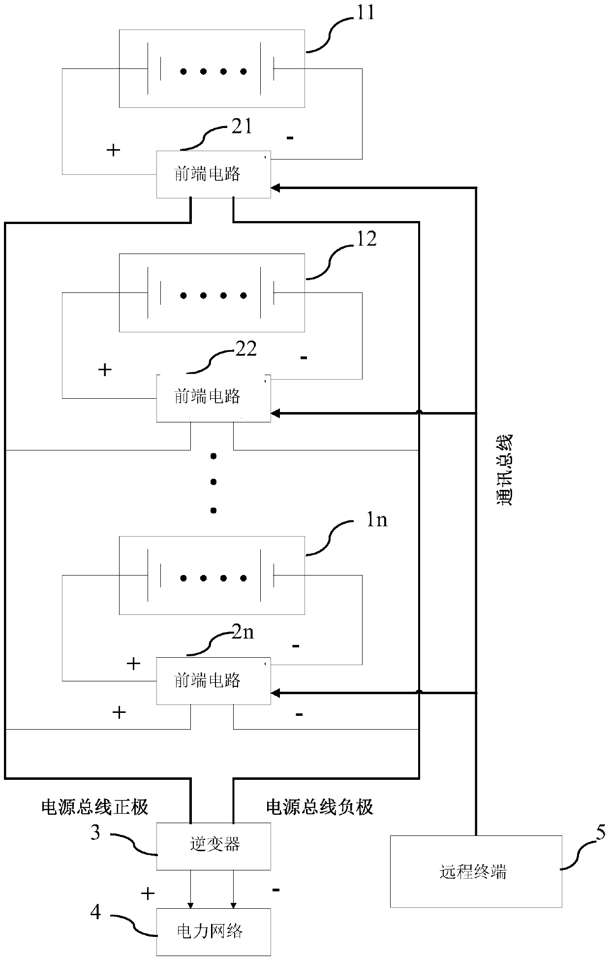 Secondary booster circuit for boosting voltage based on MPPT (maximum power point tracking) and distributed solar battery pack