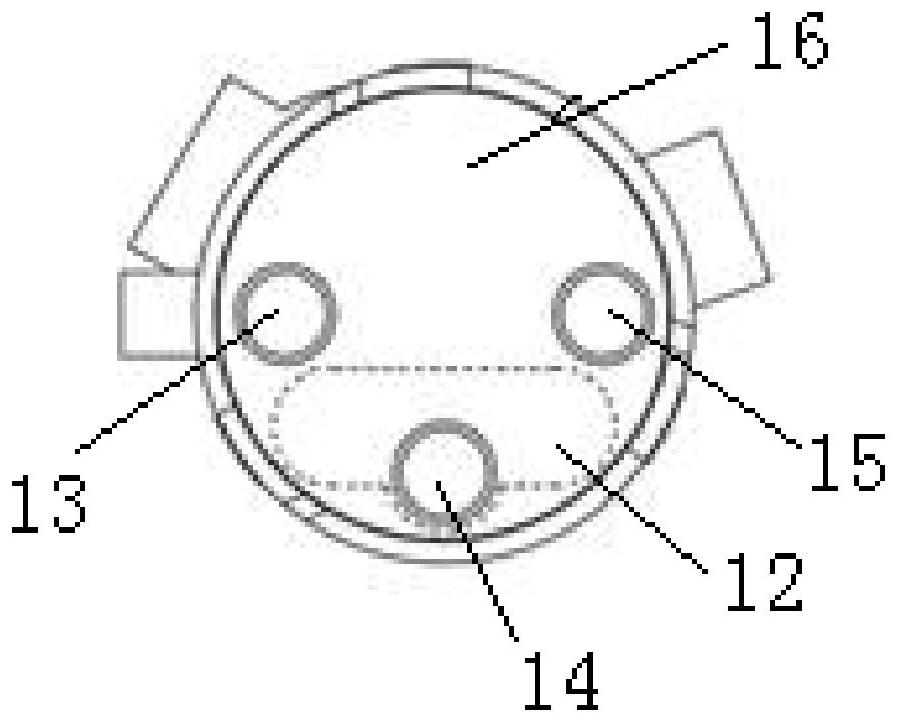 Dishwasher water distribution device, dishwasher and control method thereof