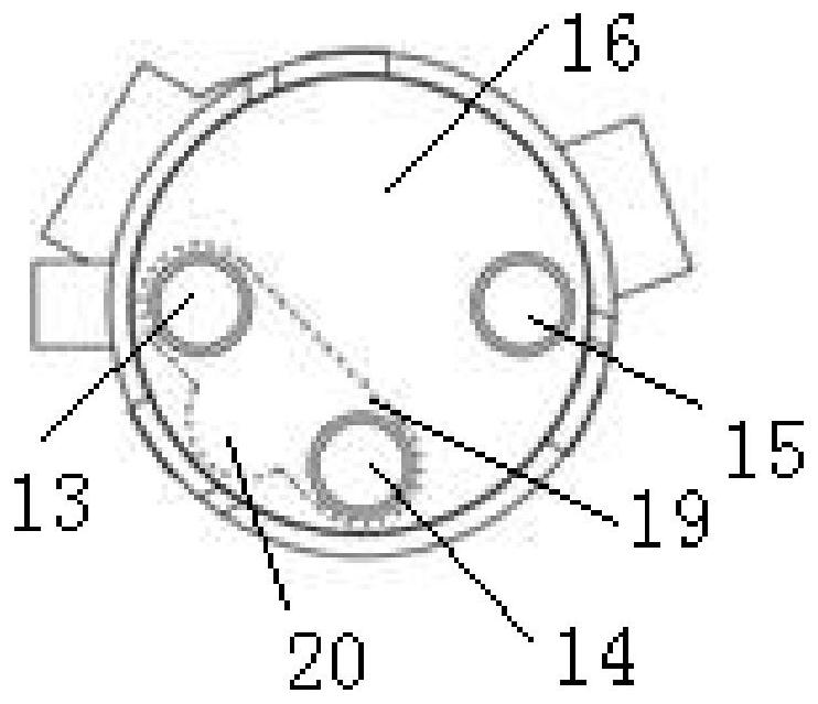 Dishwasher water distribution device, dishwasher and control method thereof