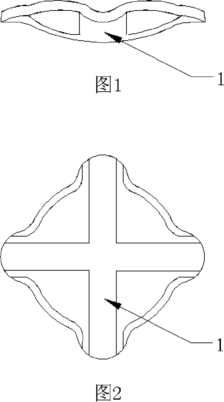 Cross cramp for steel wire