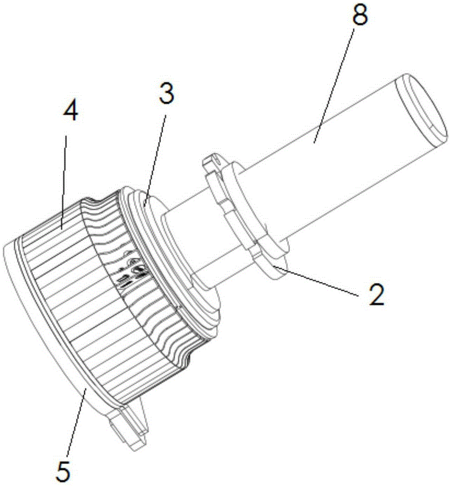 LED automobile head lamp