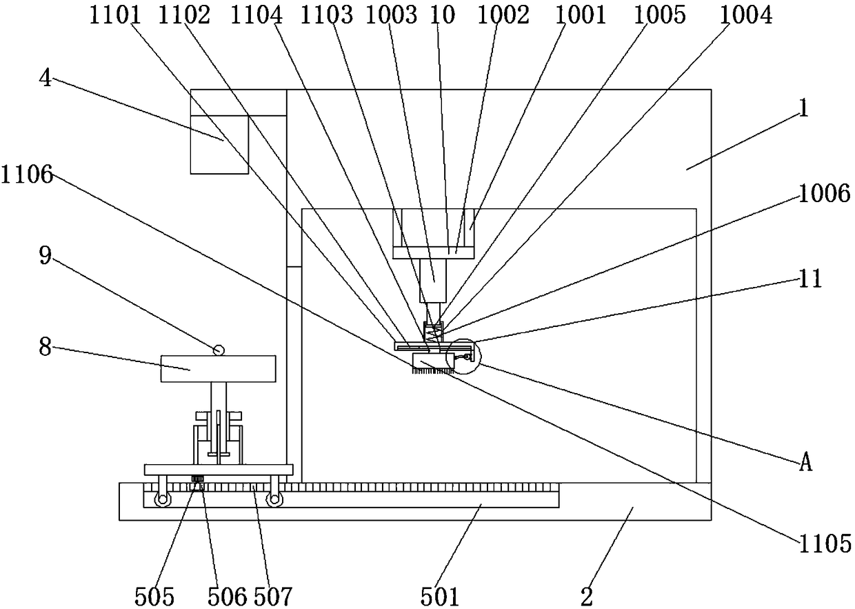 Laser marking machine with automatic cleaning function