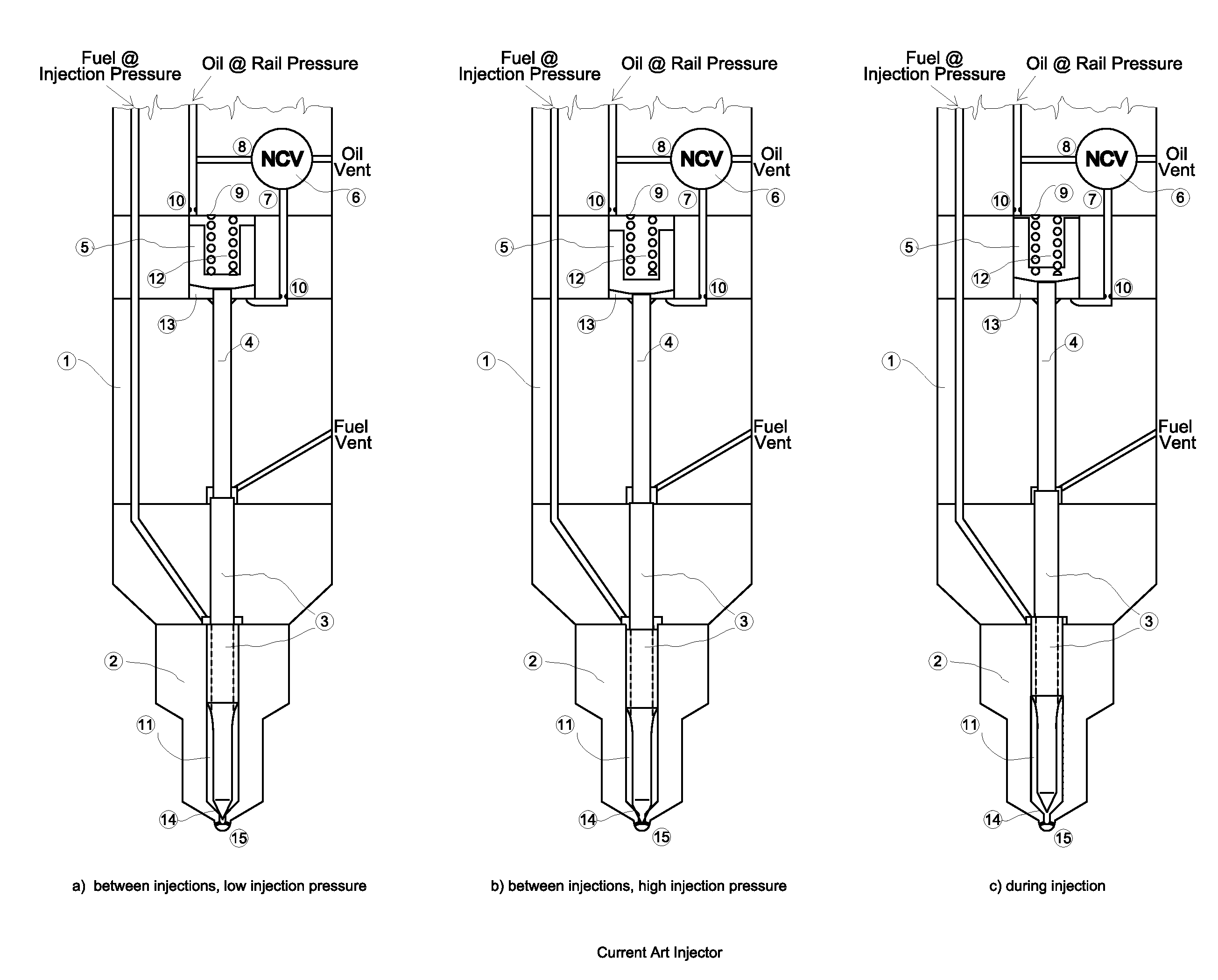 Method and Apparatus for Controlling Needle Seat Load in Very High Pressure Diesel Injectors