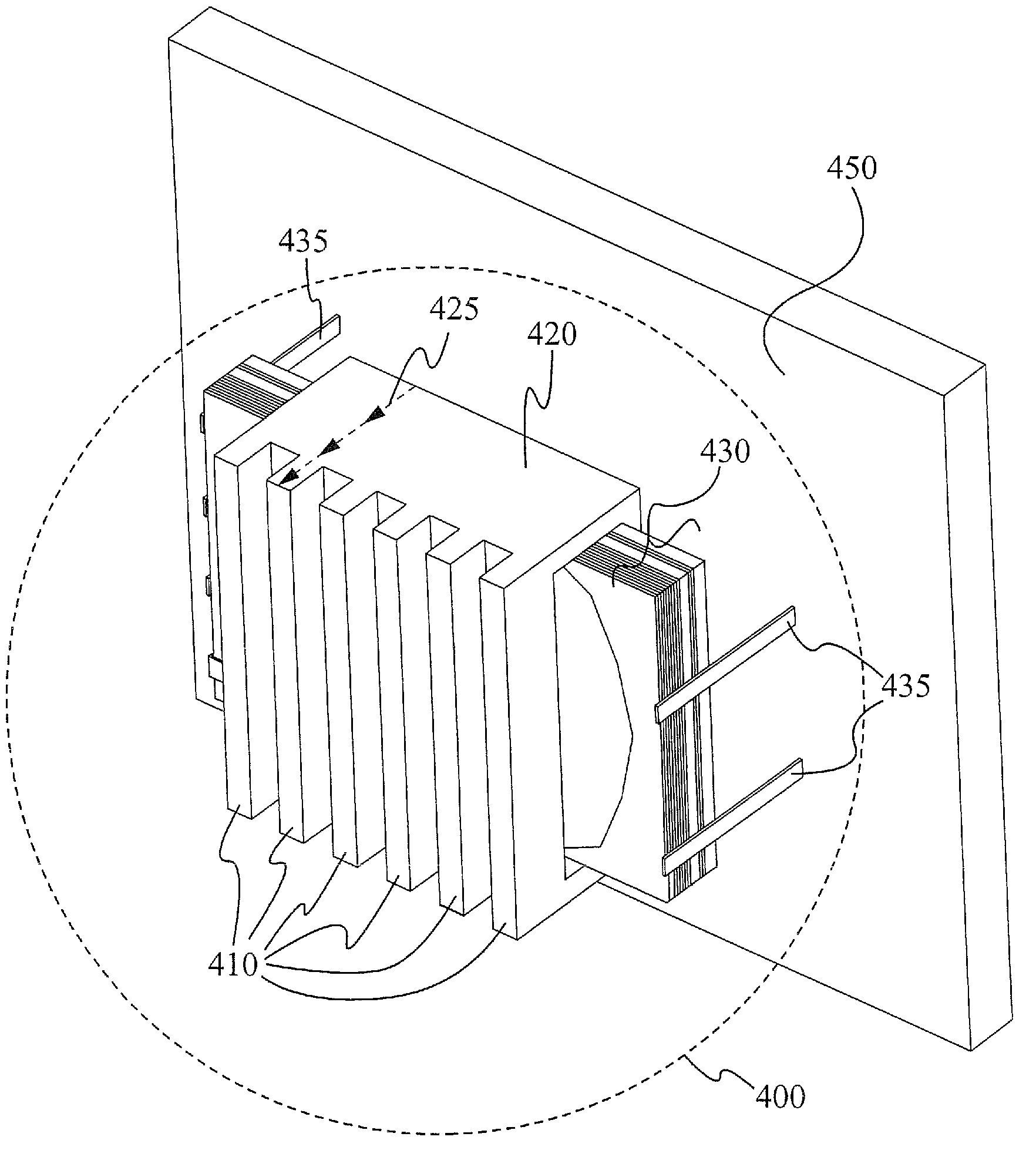 Thermally enhanced magnetic transformer