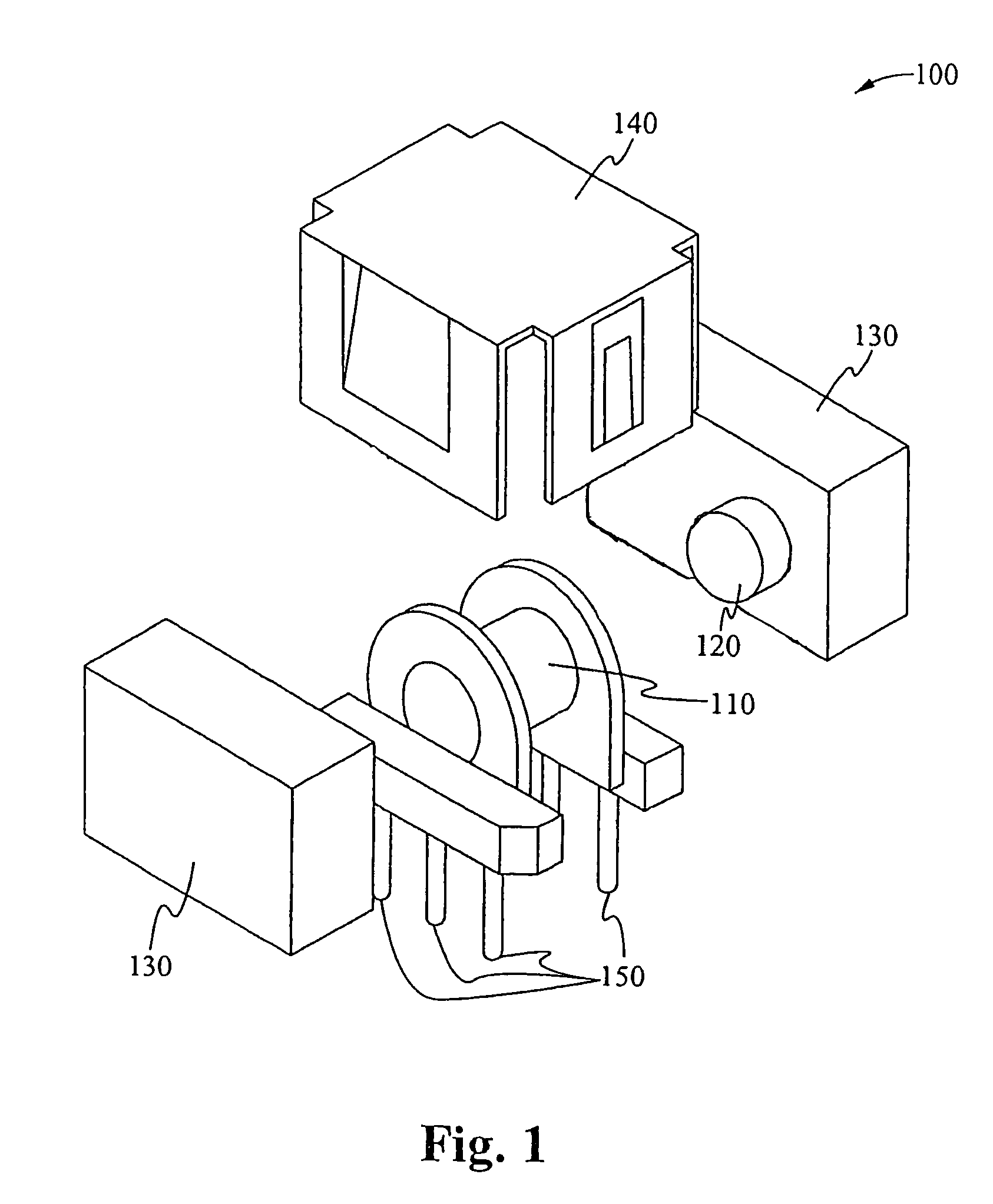 Thermally enhanced magnetic transformer