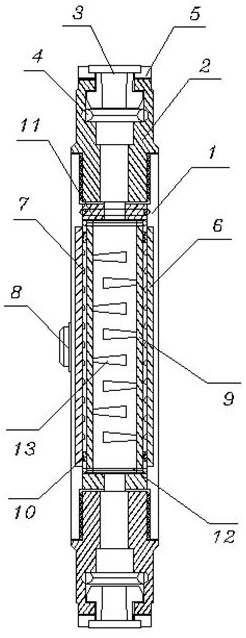 A kind of over-flow type sterilization and disinfection device