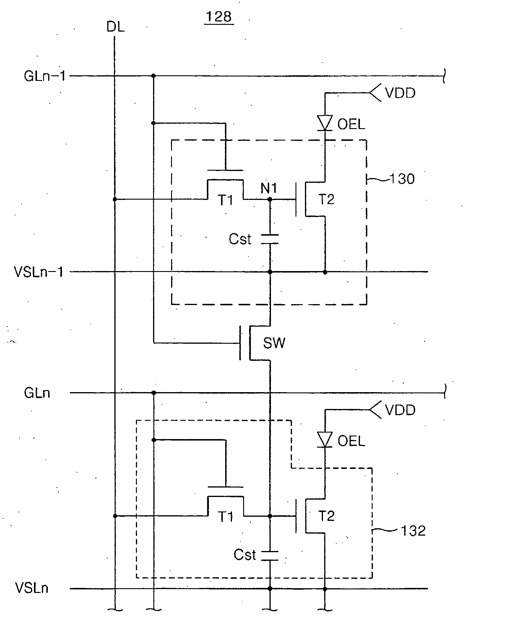 Electro-luminescence display device and driving apparatus thereof