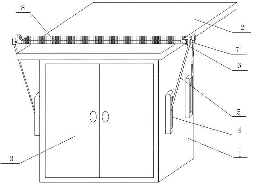 Solar warning substation device