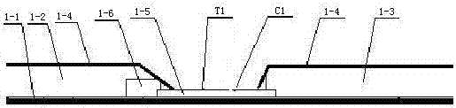 Human chorionic gonadotropin (hCG) cycle detection test kit and preparation method thereof