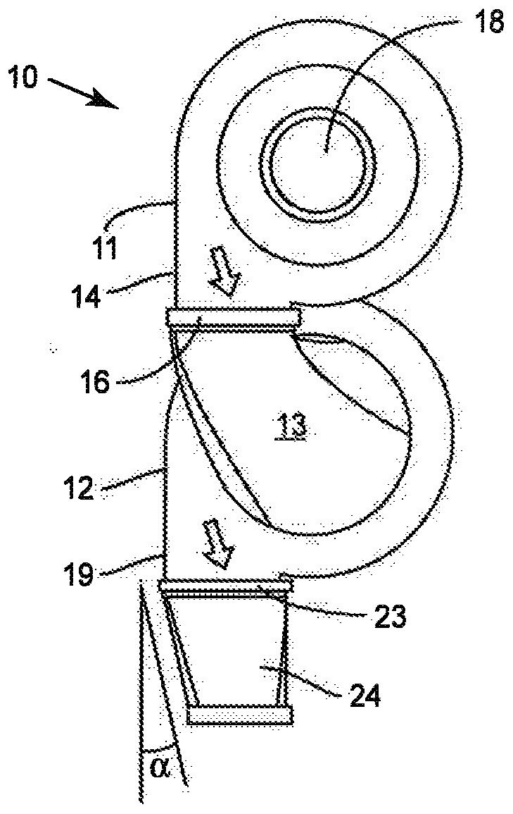 Air intake assembly for centrifugal blower system and fuel cell incorporating same