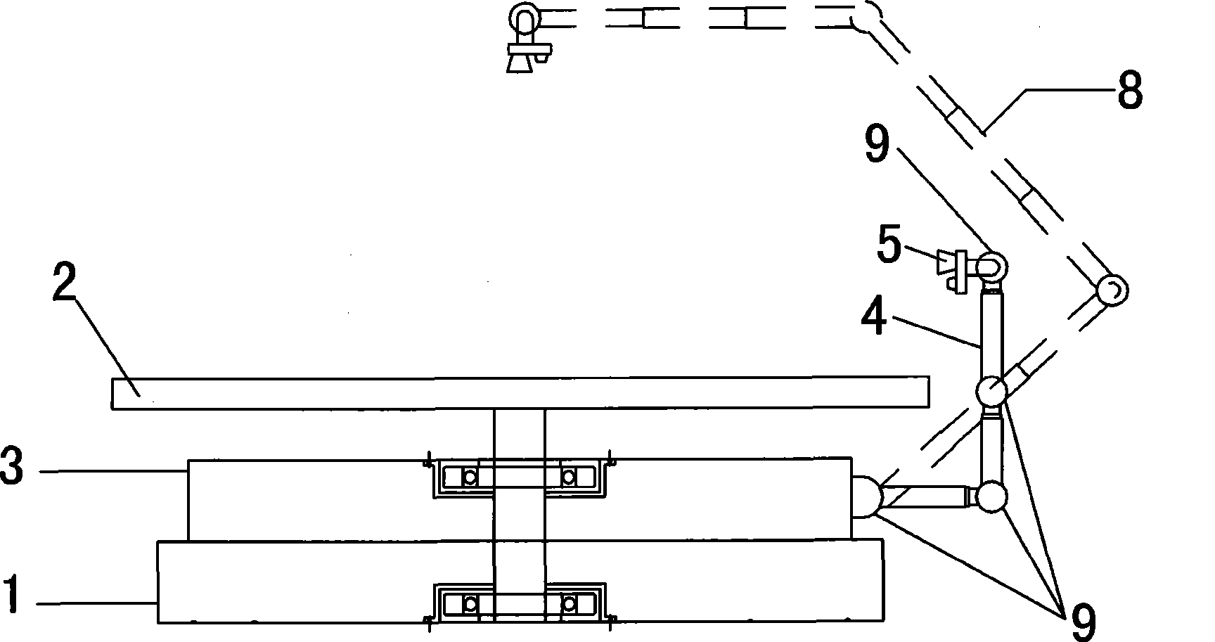 Camera shooting platform capable of rotating around shot object