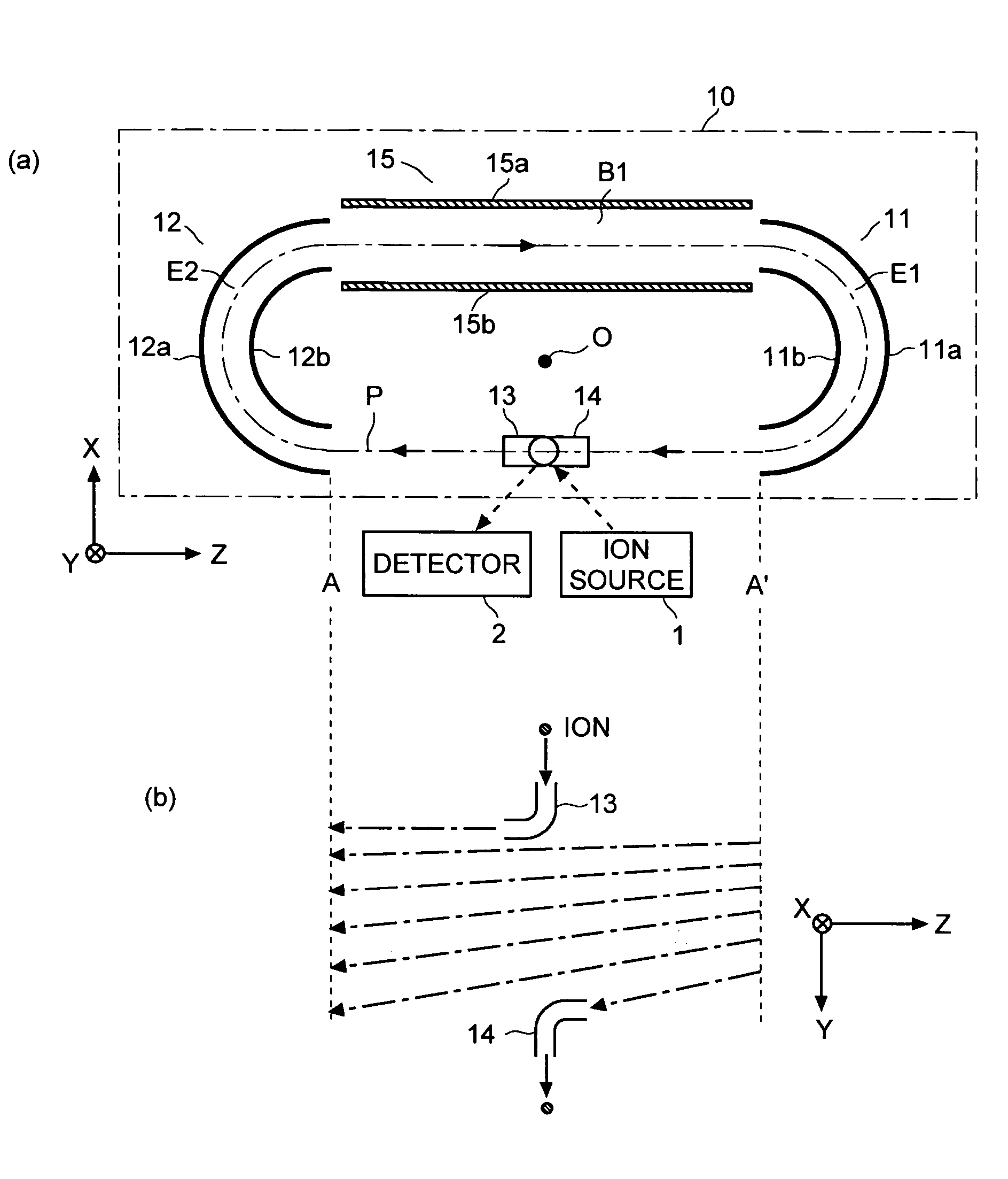 Time of flight mass spectrometer