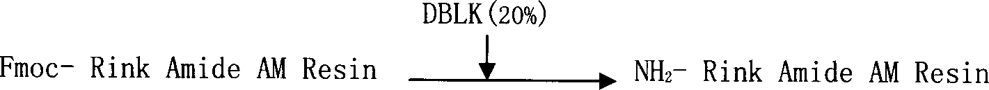 Solid phase synthetic technique for thymosin alpha1