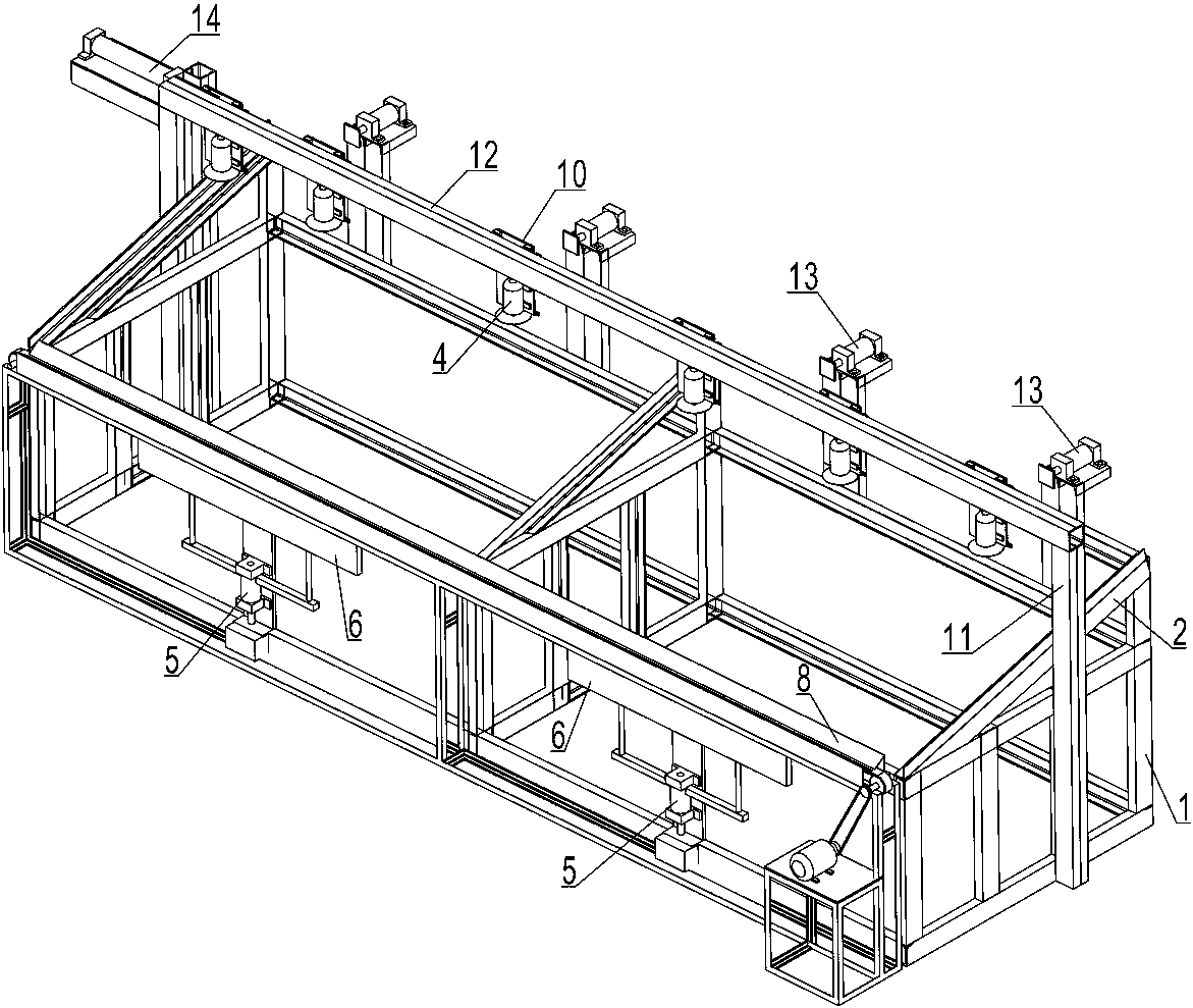 Automatic unbundling device for bars