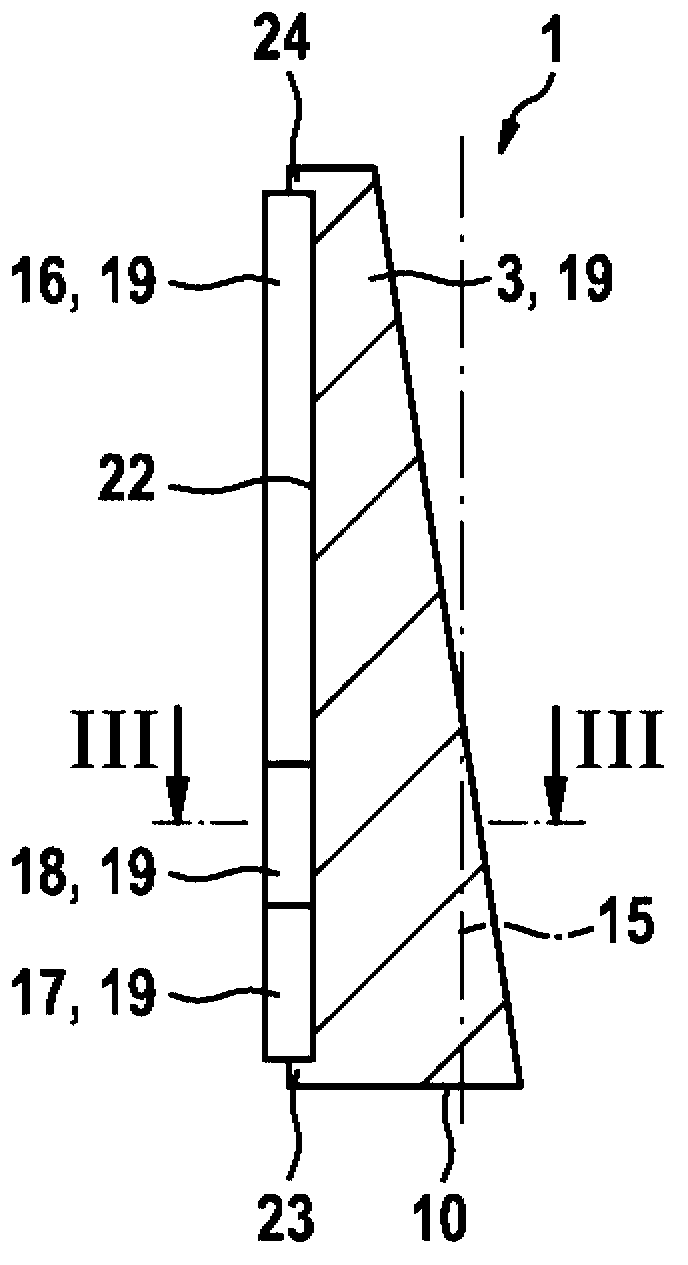 Honing tool for honing blind bores