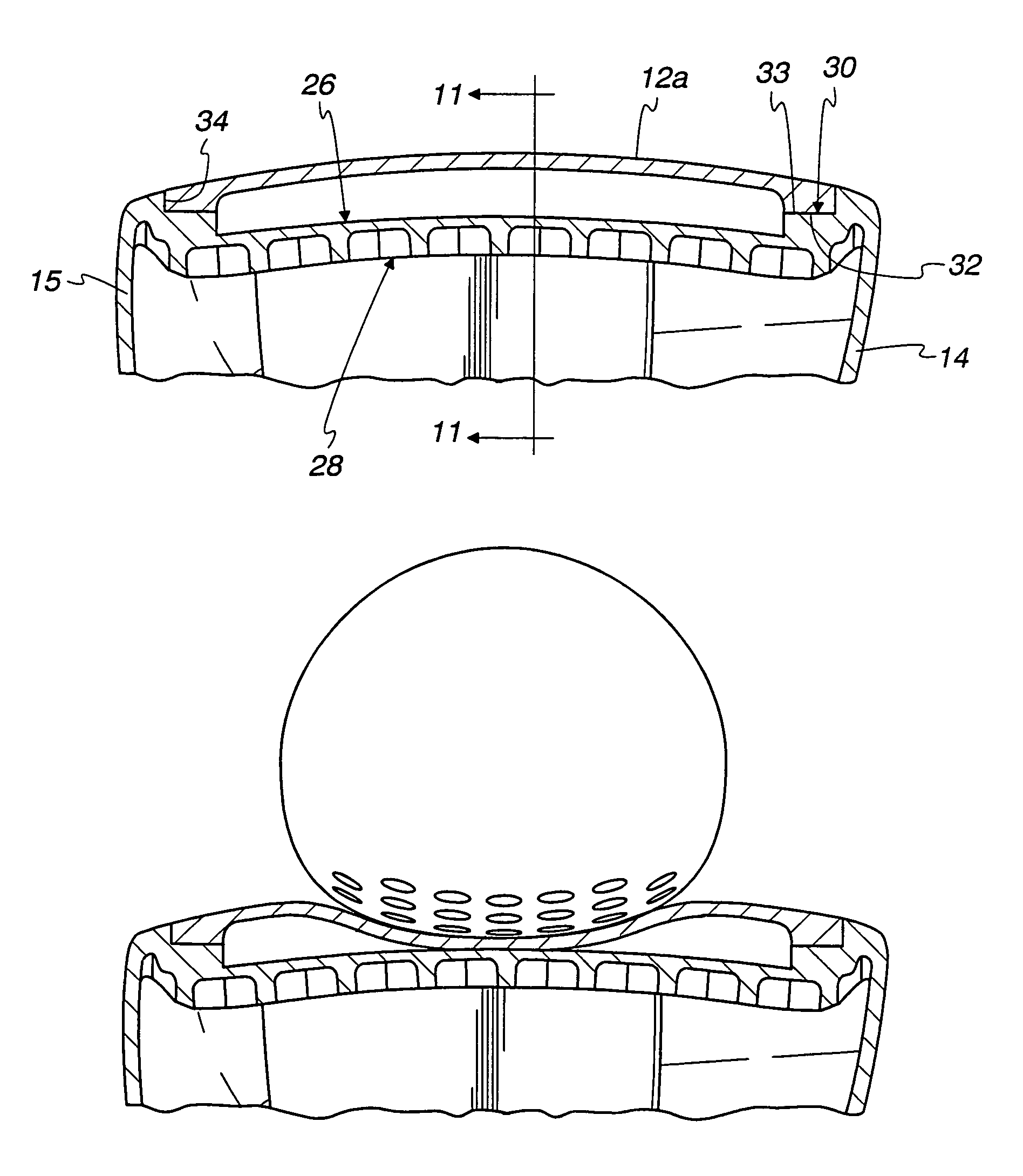 Golf club face flexure control system