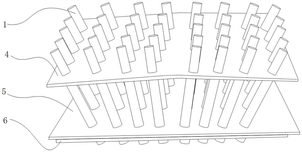 Spaced special-shaped combined firework and preparation method thereof