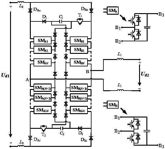 Modular multi-level DC/DC converter topology without AC link